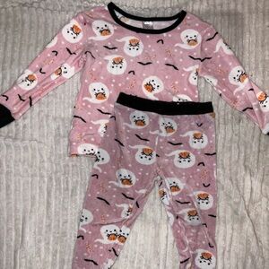 Toddler Halloween outfit pajamas set